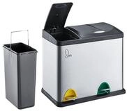 SVITA M&uuml;lltrennsystem TC2Combo26, Treteimer, Trennsystem, 2 Inneneimer,