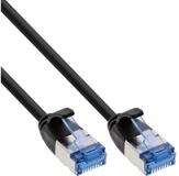 Inline Patchkabel slim, U/FTP PiMf, Cat.6A, schwarz, 2m LAN-Kabel