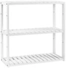 SONGMICS Badregal Bambus-Regal, Pflanzenregal, f&uuml;r Wohnzimmer, Flur, K&uuml;che,...
