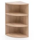 Wohnling Eckregal WL5.842 Sonoma WL5.842 30x60x30cm Wandregal Holz-Regal...