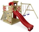 Wickey Spielturm Smart Camp &ndash; Kletterturm mit Rutsche, Schaukel & Spielhaus,