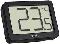 TFA Dostmann Raumthermometer Digitales Thermometer zur Messung der...