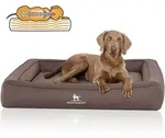 Knuffelwuff Tierbett Hundebett Yukon, Orthop&auml;disch braun|grau 105 cm x 155 cm