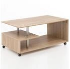 Wohnling Couchtisch WL5.735 WL5.735 105 x 48,5 x 60 cm Wohnzimmertisch Sofatisch