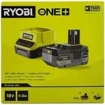 RYOBI Ryobi RC18120-140X 18 V ONE+&trade; Akku-Set 4,0 Ah + Ladeger&auml;t Akku-Set (1...