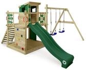 Wickey Spielturm Smart Camp &ndash; Kletterturm mit Rutsche, Schaukel & Spielhaus,