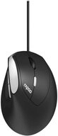 Rapoo EV200 ergonomische Maus (Kabelgebundene ergonomische Maus schwarz)