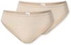Taillenslip SCHIESSER "Modal Essentials", Damen, Gr. 40, beige (410, sand), Single