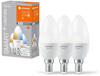 LEDVANCE Smart+ WLAN LED E14 Kerze B40 Weiß 4,9W/470lm tunable White 3er Pack