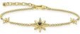 THOMAS SABO Silberarmband Thomas Sabo Damen-Armband 925er Silber Glasstein,...