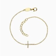 Engelsrufer Armband ERB-LILCROSS-ZI-G Armband Damen Kreuz Silber Vergoldet