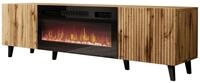 MIRJAN24 TV-Schrank Vamos 180 mit Elektrischem Kamin (mit 2 T&uuml;ren) Realistische