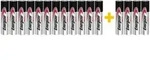 Energizer Alkaline Micro-Batterien, 12+4 E303341000 Batterie