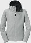 Fleecejacke SCH&Ouml;FFEL "Fleece Hoody Lakefield M", Herren, Gr. 54, grau (9260, grau),