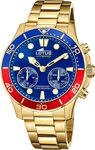 Lotus Chronograph Lotus Herrenuhr Edelstahl gold Lotus, (Chronograph), Herren