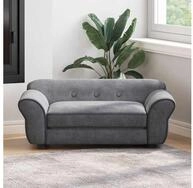 vidaXL Tiersofa vidaXL Hundesofa Dunkelgrau 72x45x30 cm Pl&uuml;sch