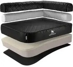 Knuffelwuff Tierbett Hundebett Winslow Lehne Rechts, Orthop&auml;disch schwarz 100...