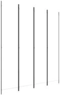 vidaXL Paravent, 4-tlg. Raumteiler Wei&szlig; 200x220 cm Stoff