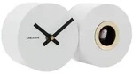 Karlsson Uhr Wanduhr Duo Cuckoo Matt White