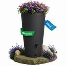 YourCasa Regentonne 230 Liter [Decore ] mit Pflanzeinsatz - Regenfass aus...