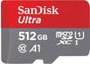 Sandisk microSDXC Ultra, + SD-Adapter für Chromebooks Speicherkarte (512 GB,...