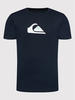 Quiksilver T-Shirt Comp Logo, blau