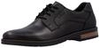 Sneaker RIEKER "Halbschuh", Herren, Gr. 46, schwarz, Obermaterial: 50% Rindsleder