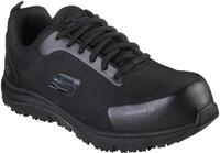 Sicherheitsschuh SKECHERS "ULMUS" Gr. 45, schwarz, 45, Textil, Schuhe,
