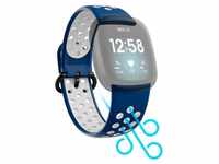 Hama Smartwatch-Armband Ersatzarmband für Fitbit Versa 3/4/Sense (2), Silikon,...