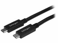 Startech.com STARTECH.COM USB-C auf USB-C Kabel - ST/ST - 1m - USB 3.0 5 Gbit/s...