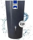 GARANTIA Regentonne STONE 2in1 Regenspeicher 210 Liter lava inkl. Pflanzschale