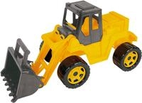 Lena&reg; Spielzeug-Aufsitzbagger Eco Giga Trucks, Aufsitz-Schaufellader, Made in...
