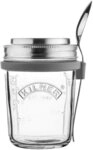KILNER Vorratsglas, Edelstahl, Glas, (1-tlg), f&uuml;r Jogurth, Quark, inkl.