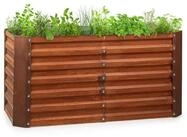 blumfeldt Hochbeet Rust Grow Hochbeet (3 St), Pflanzk&uuml;bel Outdoor Balkon au&szlig;en
