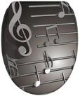 Sanilo WC-Sitz Musical Notes mit Absenkautomatik & Quick Release, Premium