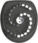 Sanilo WC-Sitz Yin Yang, mit Absenkautomatik, BxL: 37,7 x 42,0 - 47,0 cm