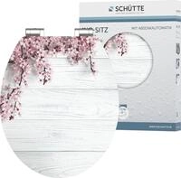 Sch&uuml;tte WC-Sitz Flowers&Wood, High Gloss mit MDF Holzkern, mit Absenkautomatik