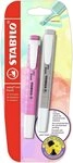 STABILO Marker STABILO swing cool Pastel 2er Blister Seidengrau frische Fuchsie