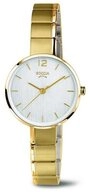 Boccia Quarzuhr Boccia Damen Uhr 3308-03 Titan Gold plattiert, (1-tlg)