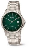 Boccia Automatikuhr Boccia Herren-Uhr 3633-05 Titan mit gr&uuml;nem Ziffernblatt