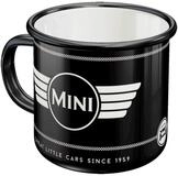 Nostalgic-Art Tasse Emaille-Becher - Mini - Logo Black