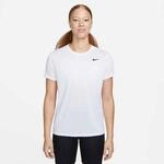 T-Shirt NIKE "W NK DF RLGD SS TEE", Damen, Gr. M, wei&szlig; (wei&szlig;, schwarz), Jersey,