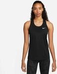 Tanktop NIKE "W NK DF RLGD RCR TANK", Damen, Gr. S, schwarz, wei&szlig;, Obermaterial: