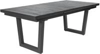 LC Garden Gartentisch Gartentisch 200/260x100 anthrazit Ausziehtisch mit