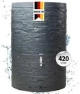 GARANTIA Regentonne MURO Regenspeicher 420 Liter graphite grey