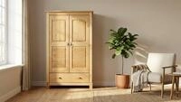 OTTO home W&auml;scheschrank Rauna (B/H/T ca. 96/155/38 cm) aus massiver Kiefer,...