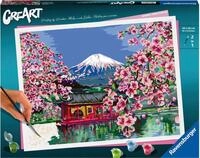 Ravensburger Malen nach Zahlen CreArt, Japanese Cherry Blossom, Made in Europe