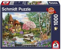 Schmidt Spiele Puzzle Haus am See. 1.000 Teile, 1000 Puzzleteile