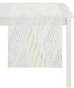 Apelt Loft Style Poesia Tischläufer - weiß/gelb - 48x140 cm