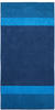 Dyckhoff Saunatuch Two-Tone Stripe 100 x 200 cm Blau